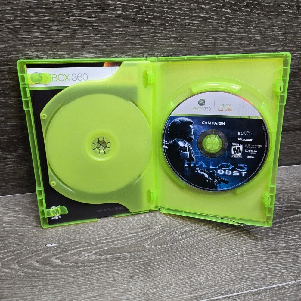 Halo 3 ODST Microsoft Xbox 360 Video Game 2-Disc Set NTSC Tested